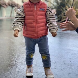 [used] Patagonia baby down sweater vest 12-18M